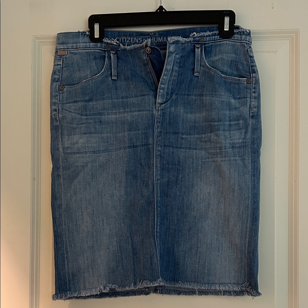 Citizens of Humanity Classic Blue Pencil Skirt